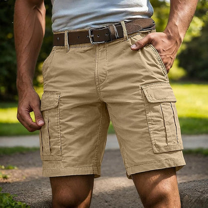 Men's Cargo Shorts with Multiple Pockets