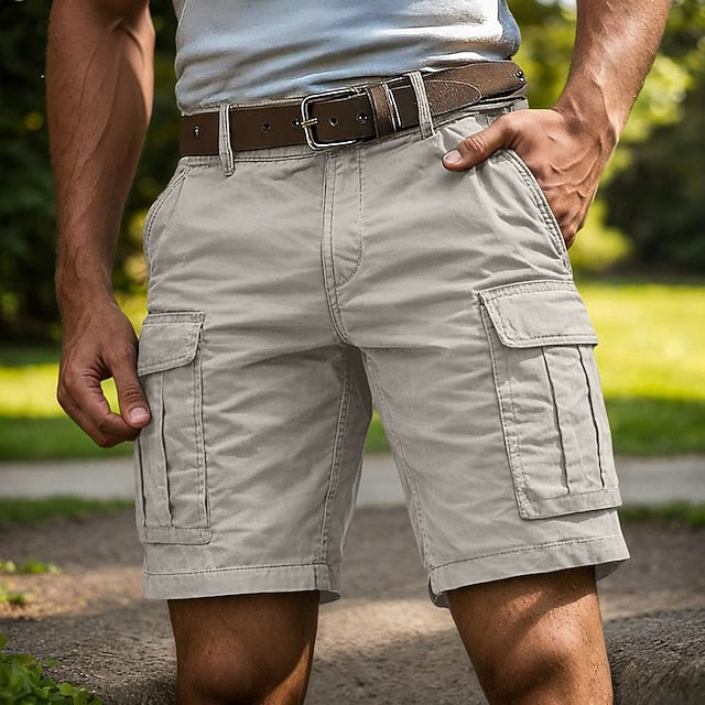 Men's Cargo Shorts with Multiple Pockets