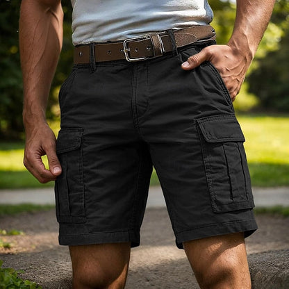 Men's Cargo Shorts with Multiple Pockets