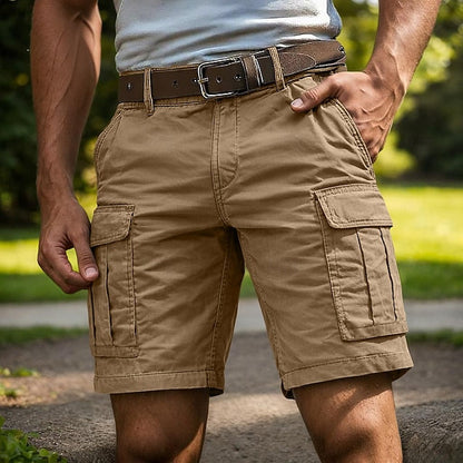 Men's Cargo Shorts with Multiple Pockets