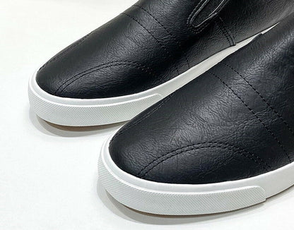 Men's Faux Leather Slip-On Sneakers