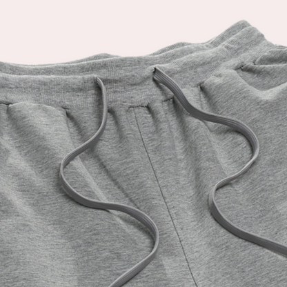 Men's Jogger Sweatpants with Tapered Legs, Drawstring Waist and Side Pockets