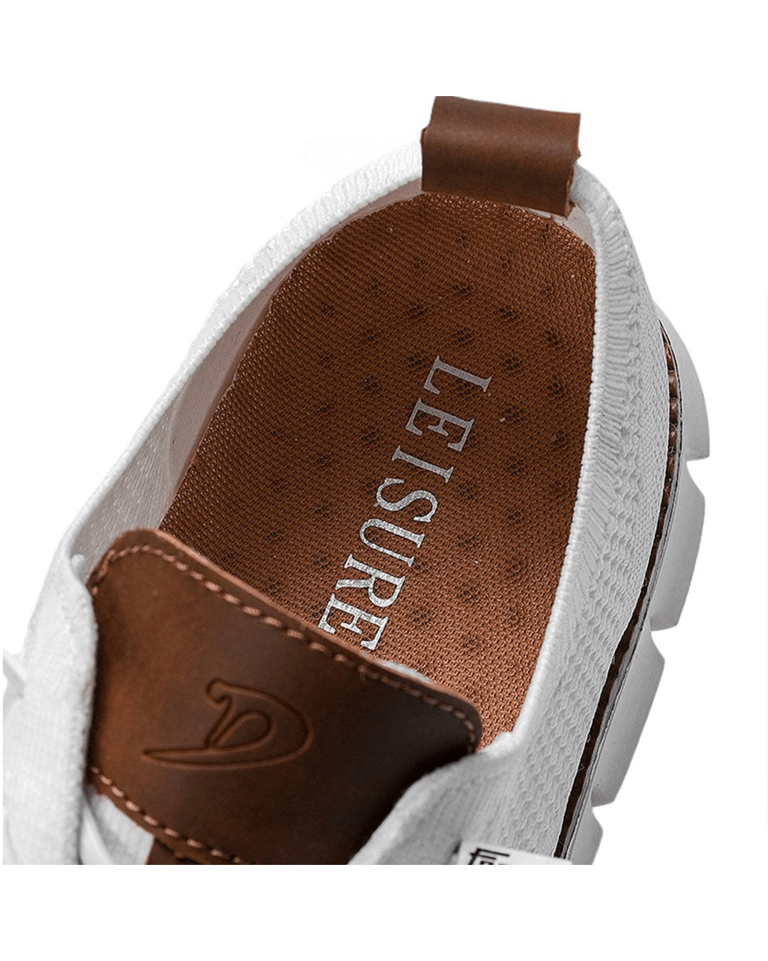 Men's Lightweight Lace-Up Sneakers with Round Toe