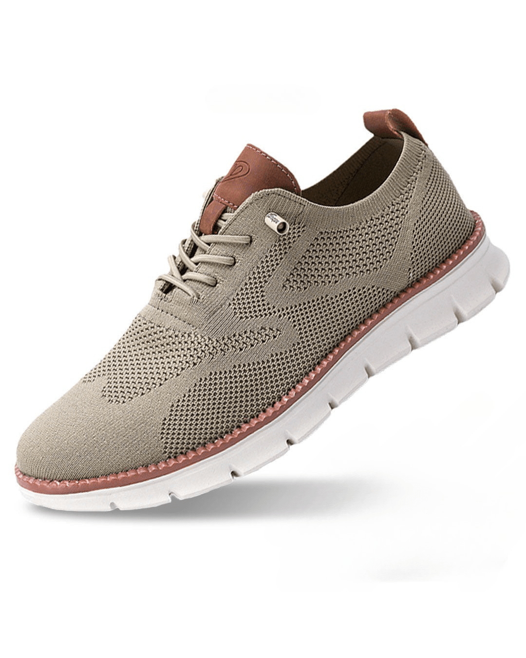 Men's Lightweight Lace-Up Sneakers with Round Toe