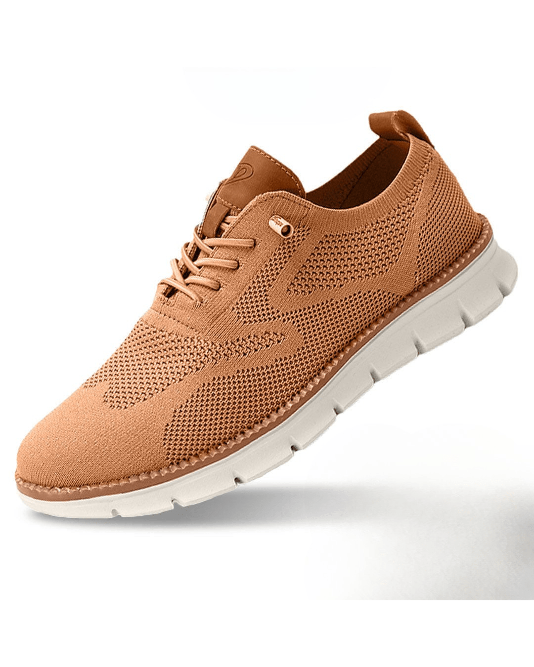 Men's Lightweight Lace-Up Sneakers with Round Toe
