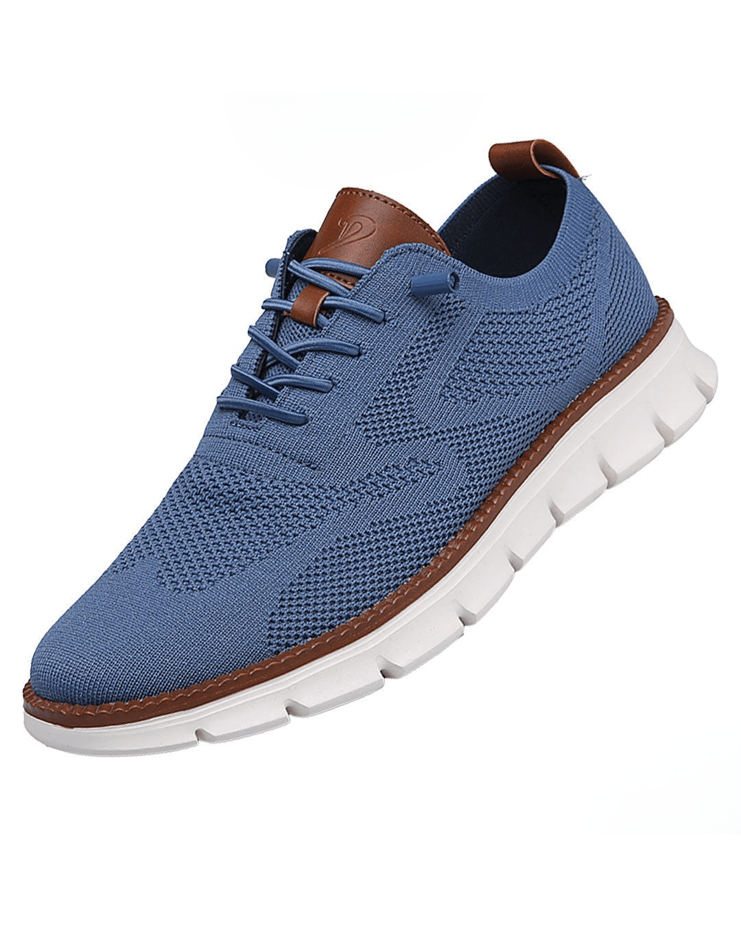 Men's Lightweight Lace-Up Sneakers with Round Toe
