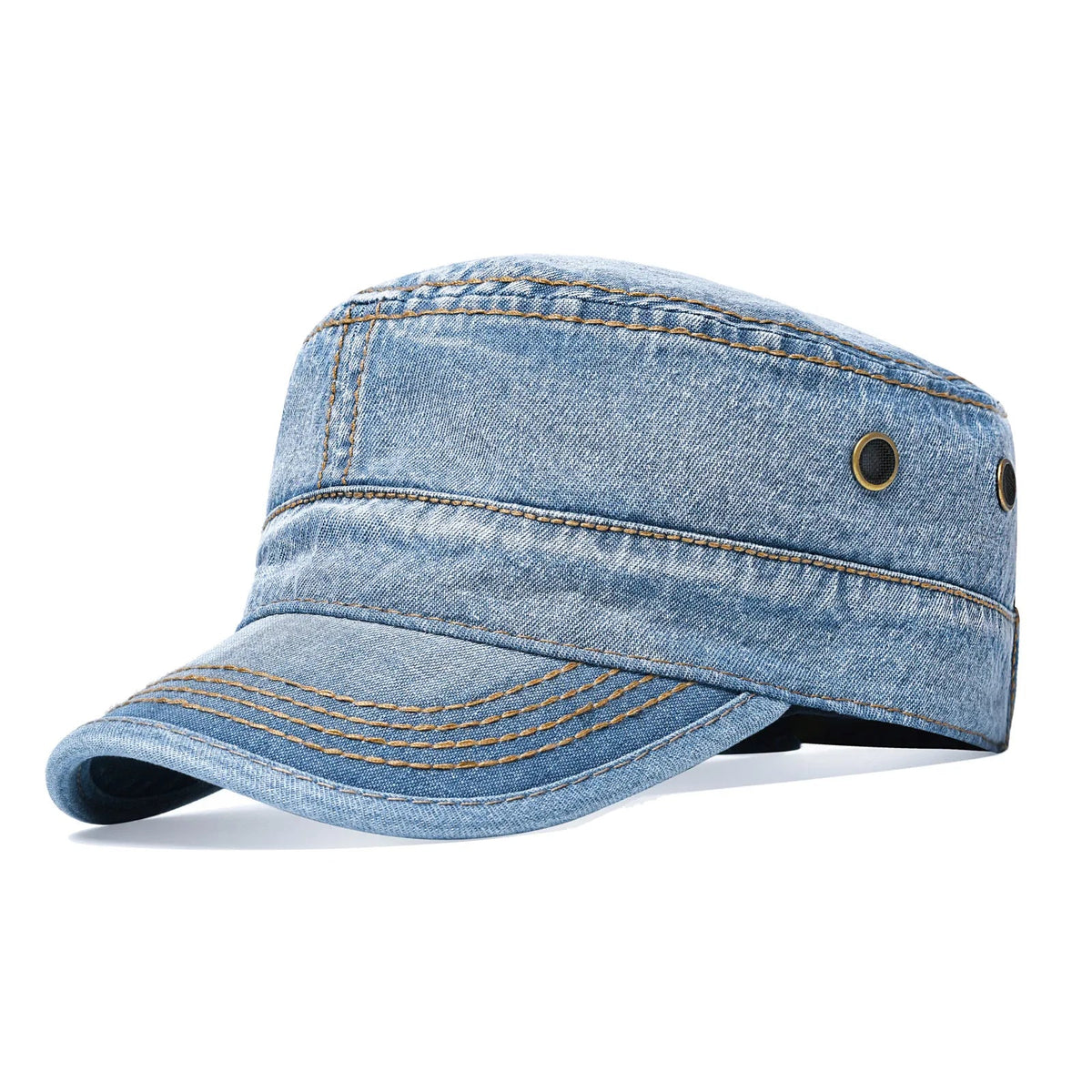 Men's Military Cap with Adjustable Back Strap