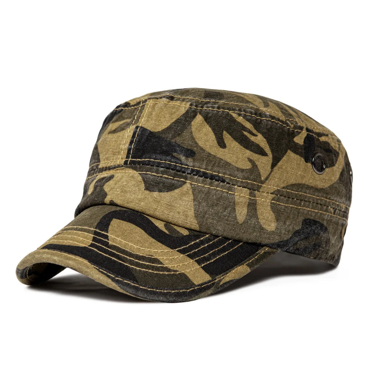Men's Military Cap with Adjustable Back Strap