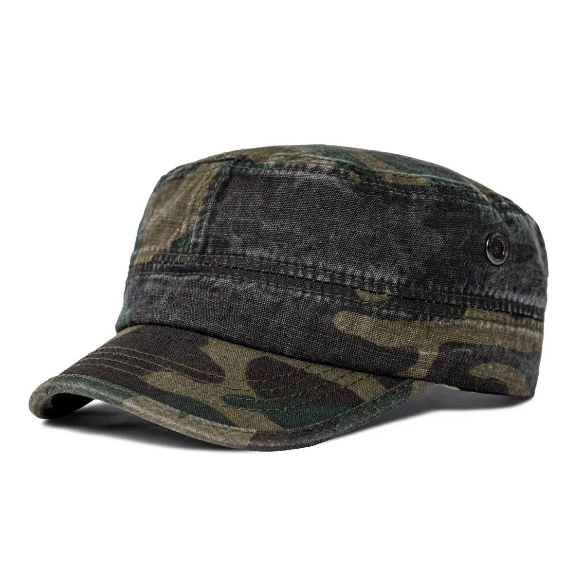 Men's Military Cap with Adjustable Back Strap