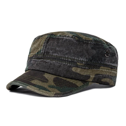 Men's Military Cap with Adjustable Back Strap