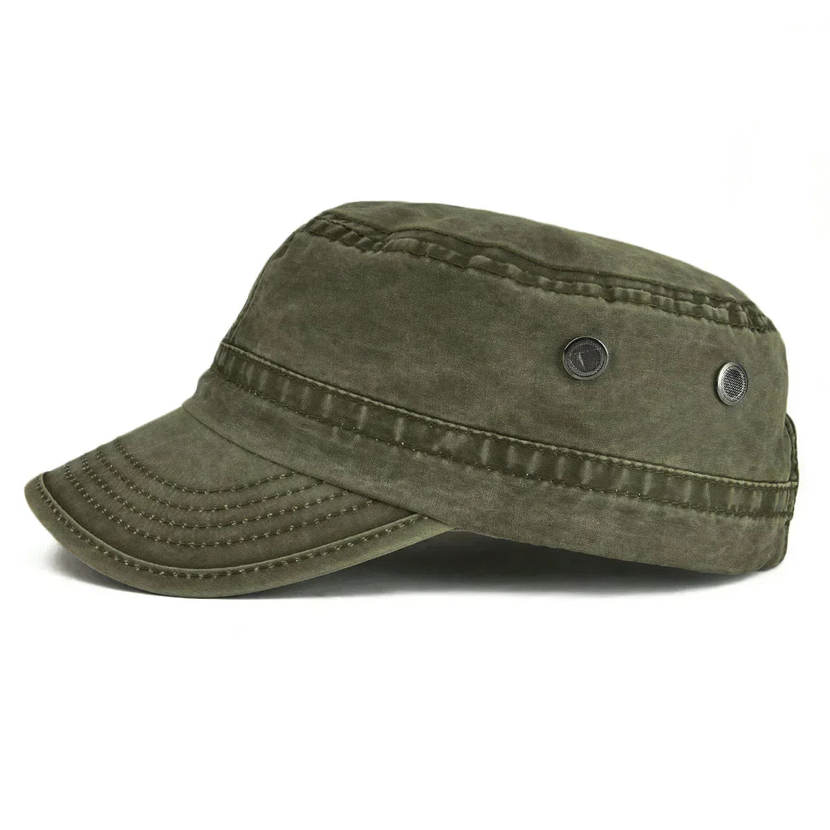 Men's Military Cap with Adjustable Back Strap