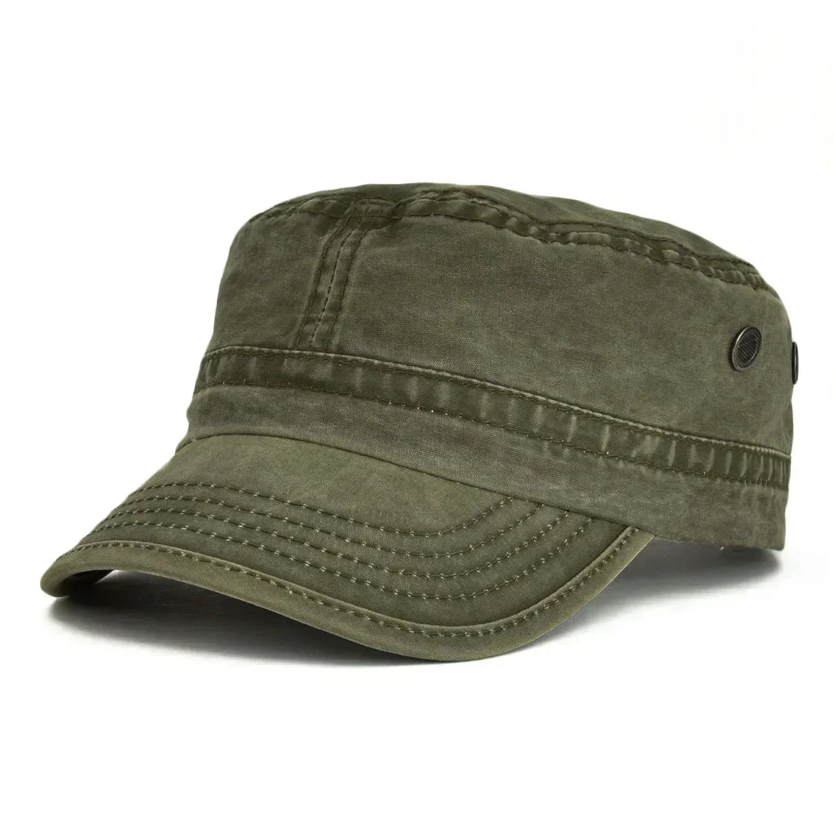 Men's Military Cap with Adjustable Back Strap