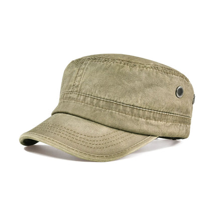 Men's Military Cap with Adjustable Back Strap