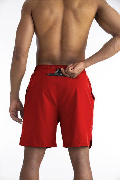 Men's Running Shorts with Inner Lining, Phone Pocket and Drawstring Waist