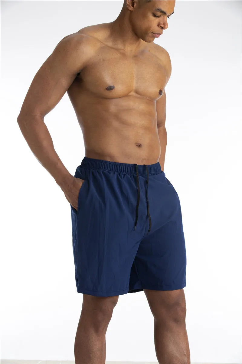 Men's Running Shorts with Inner Lining, Phone Pocket and Drawstring Waist