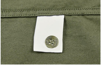 Men's Short Sleeve Cargo Shirt with Two Chest Flap Pockets