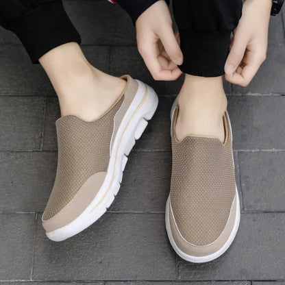 Men's Slip-On Mule Shoes with Open Back