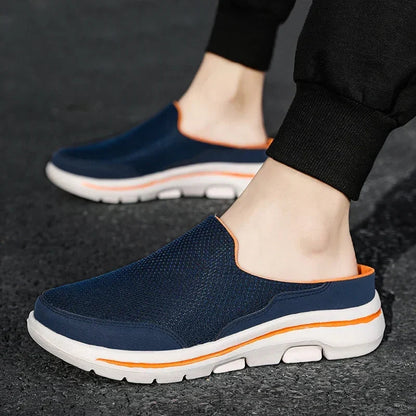 Men's Slip-On Mule Shoes with Open Back