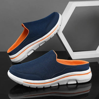 Men's Slip-On Mule Shoes with Open Back