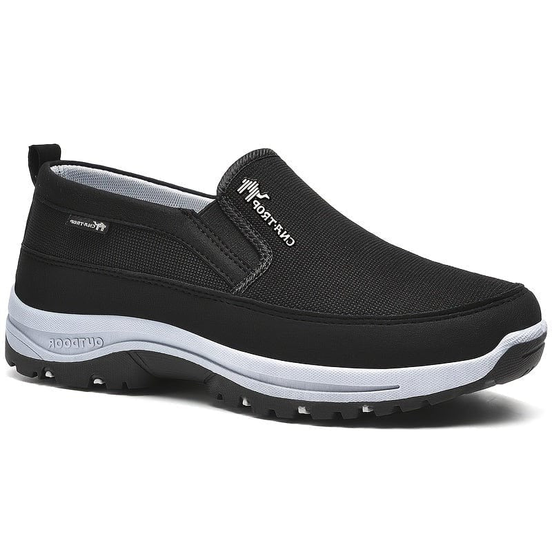 Men's Slip-On Trainers with Cushioned Sole and Elastic Side Panels