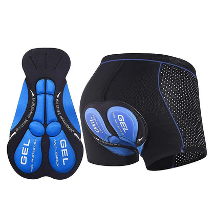 Unisex Cycling Underwear Shorts with Mesh Panels