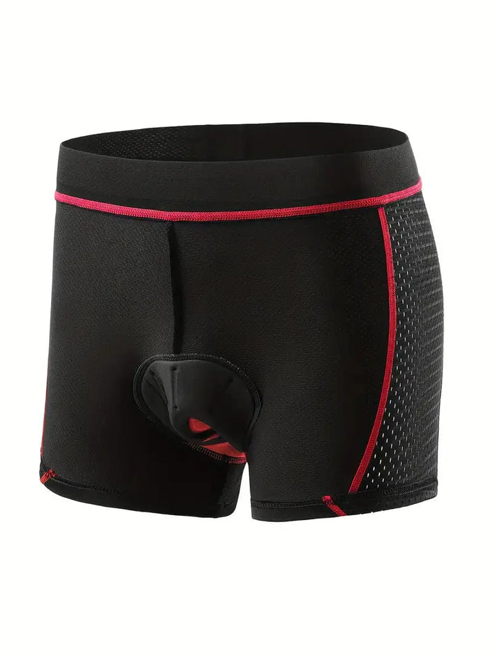 Unisex Cycling Underwear Shorts with Mesh Panels