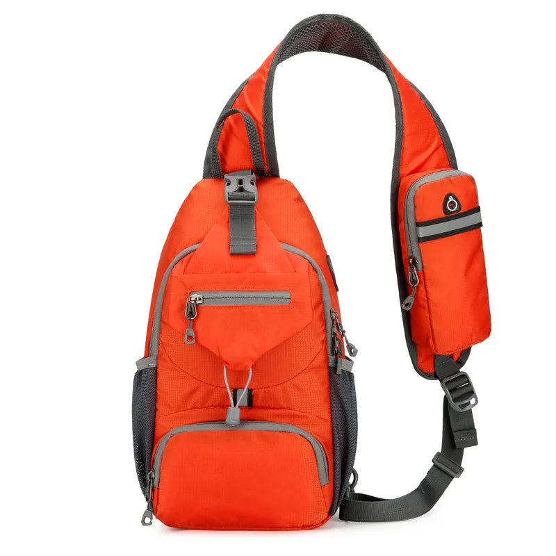 Unisex Lightweight Anti-Theft Crossbody Shoulder Bag with Multiple Pockets