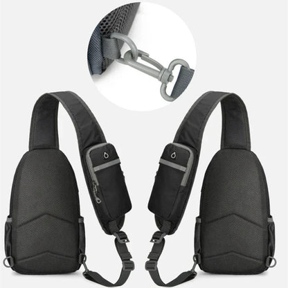 Unisex Lightweight Anti-Theft Crossbody Shoulder Bag with Multiple Pockets