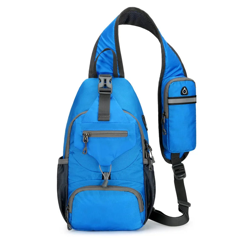 Unisex Lightweight Anti-Theft Crossbody Shoulder Bag with Multiple Pockets
