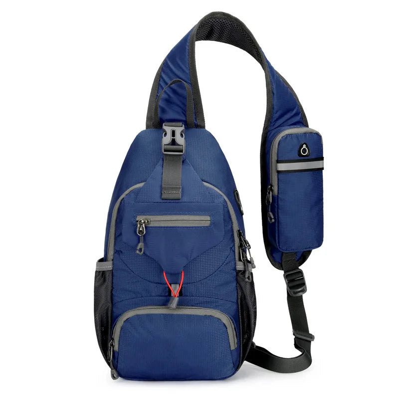 Unisex Lightweight Anti-Theft Crossbody Shoulder Bag with Multiple Pockets