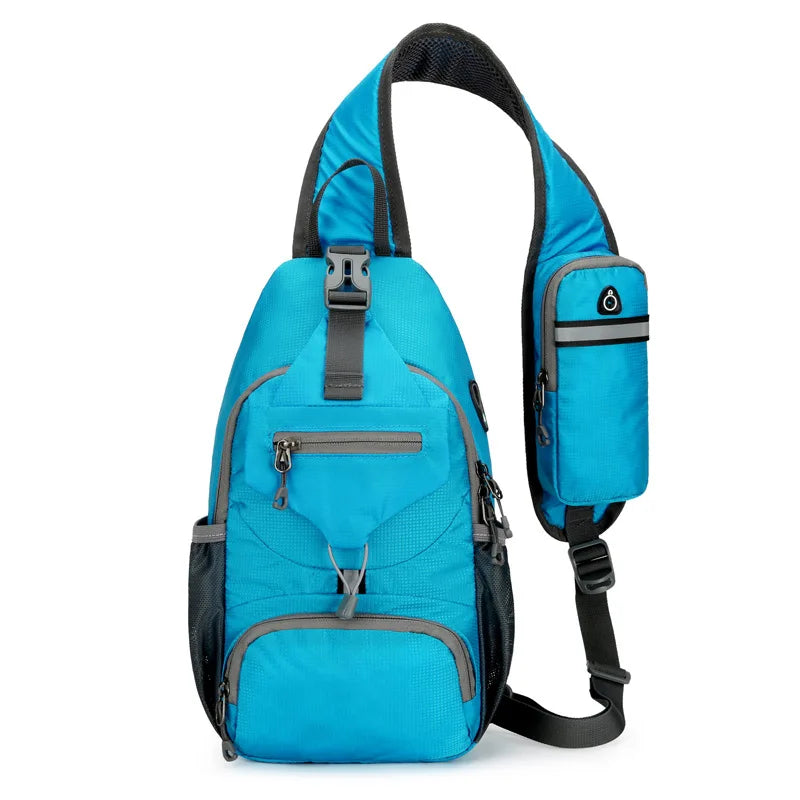 Unisex Lightweight Anti-Theft Crossbody Shoulder Bag with Multiple Pockets