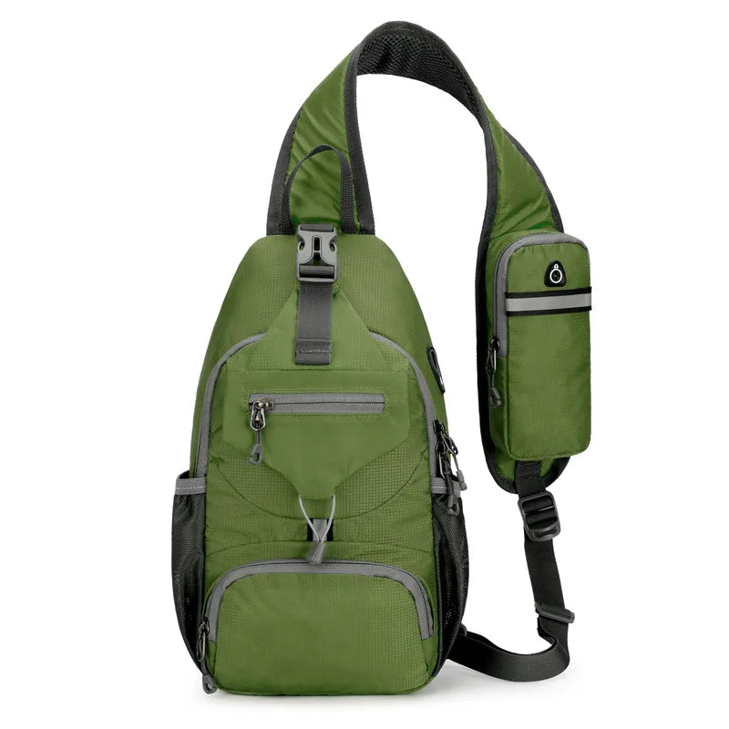 Unisex Lightweight Anti-Theft Crossbody Shoulder Bag with Multiple Pockets