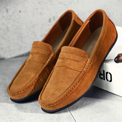 Women's Penny Loafers with Slip-On Design and Cushioned Lining