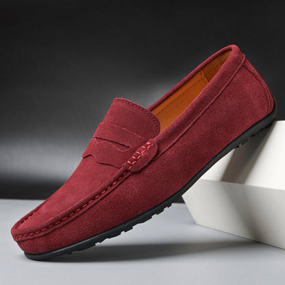 Women's Penny Loafers with Slip-On Design and Cushioned Lining